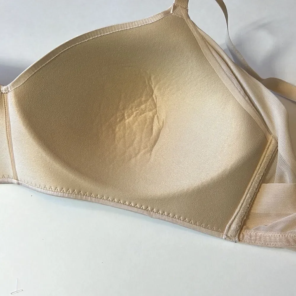 WACOAL Women’s Ultimate Side Smoother Wire Free T-Shirt Bra Nude Size 40 D